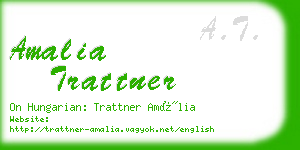 amalia trattner business card
